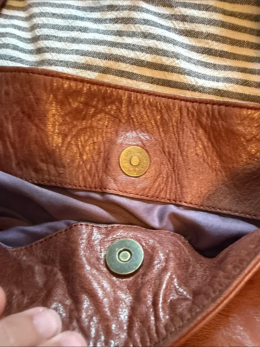 Kooba Rustic Brown Leather Hobo Bag